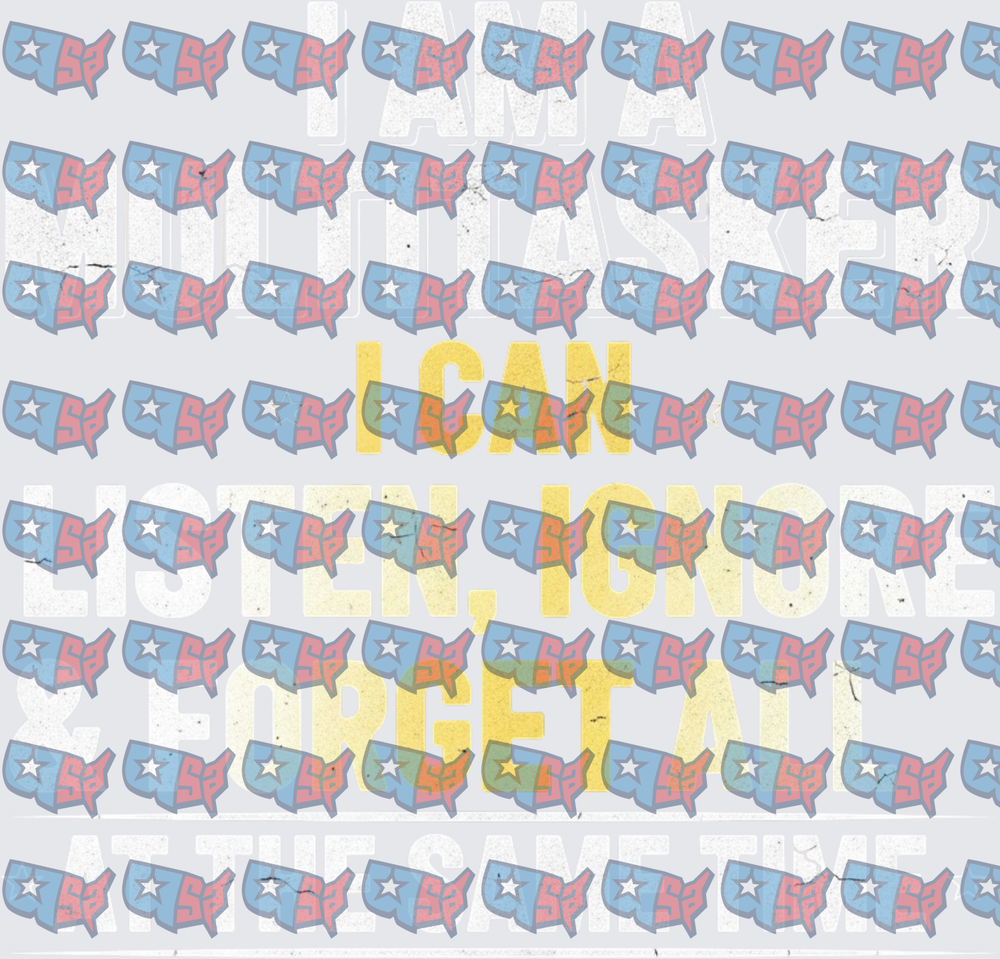 I Am A Multitasker Military Spouse Patriotic Pattern (DTF)
