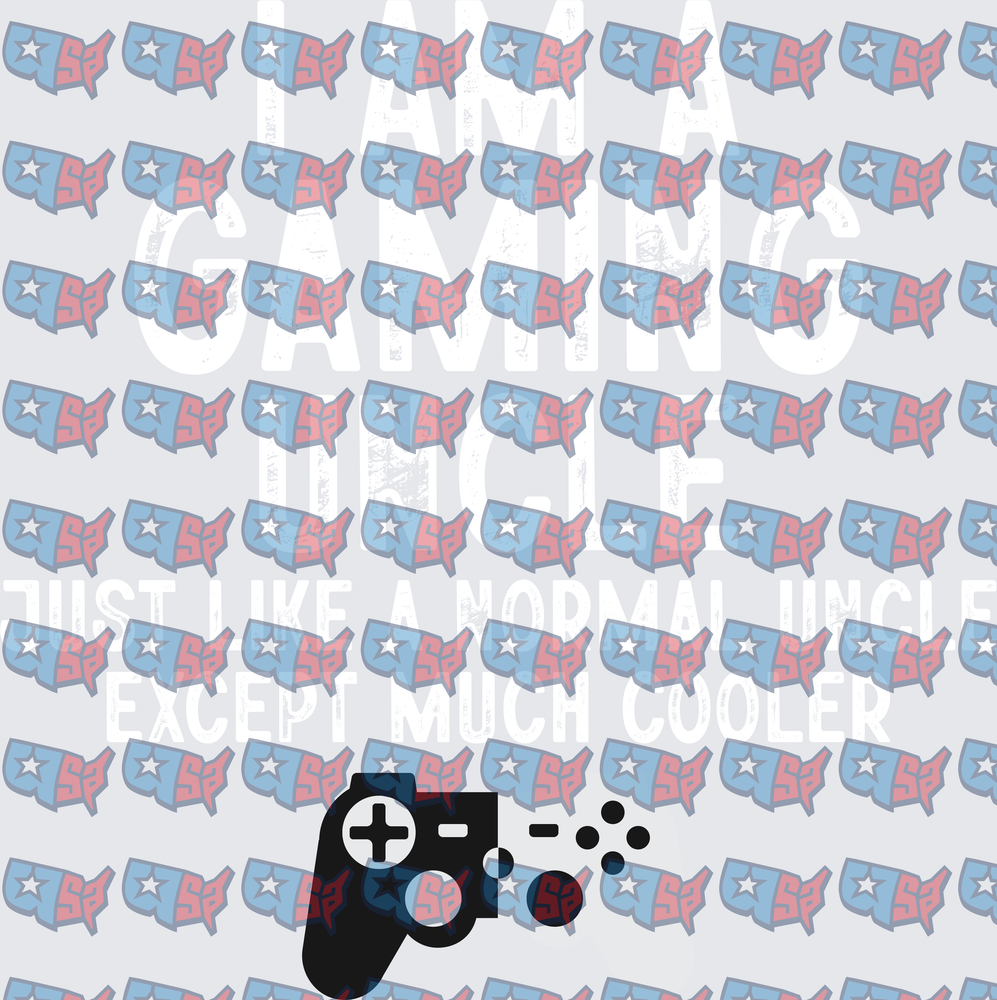 I Am A Gaming Uncle Much Cooler Controller (DTF)
