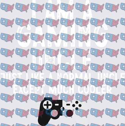 I Am A Gaming Uncle Much Cooler Controller (DTF)