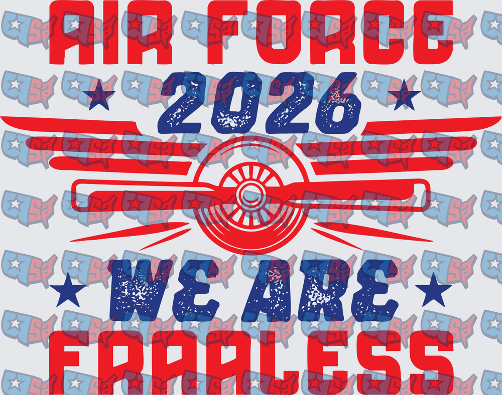 Air Force 2026 We Are Fearless Airplane (DTF)