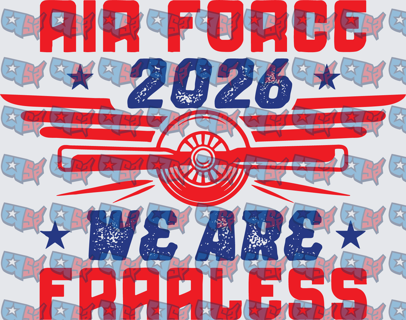 Air Force 2026 We Are Fearless Airplane (DTF)