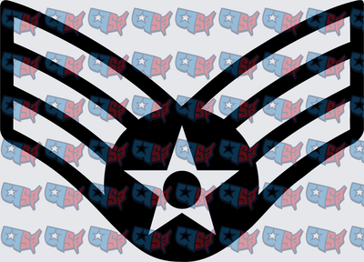 US Air Force Staff Sergeant Rank Insignia (DTF)