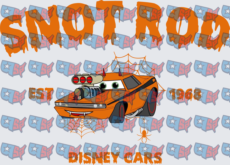 Snot Rod Halloween Vampire Hot Rod Car EST 1968 (DTF)
