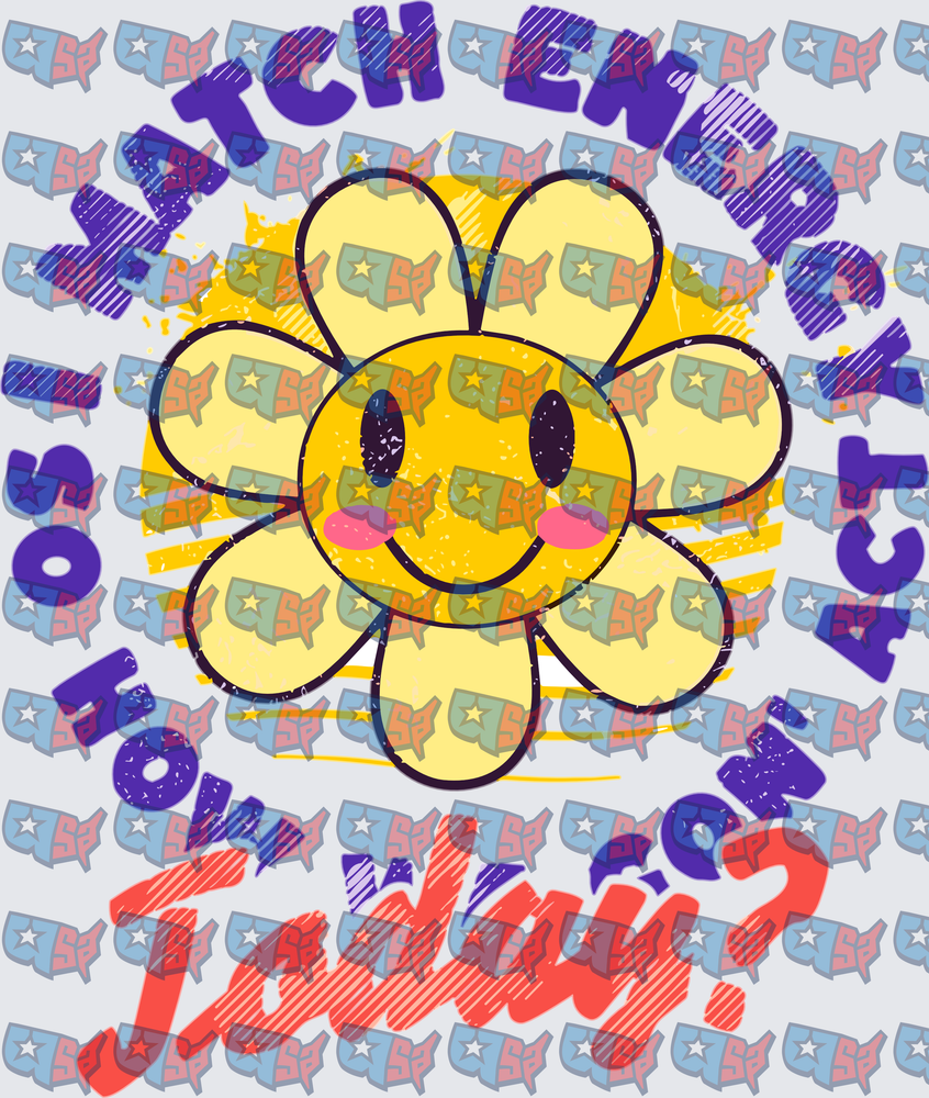 Watch Em Grow Smiley Daisy Flower Today (DTF)
