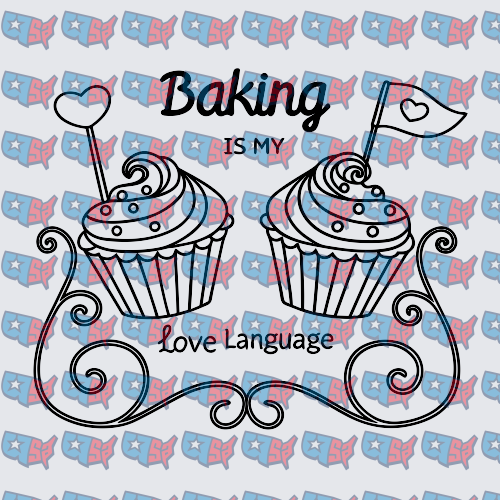 Baking Is My Love Language Cupcake Duo (DTF)