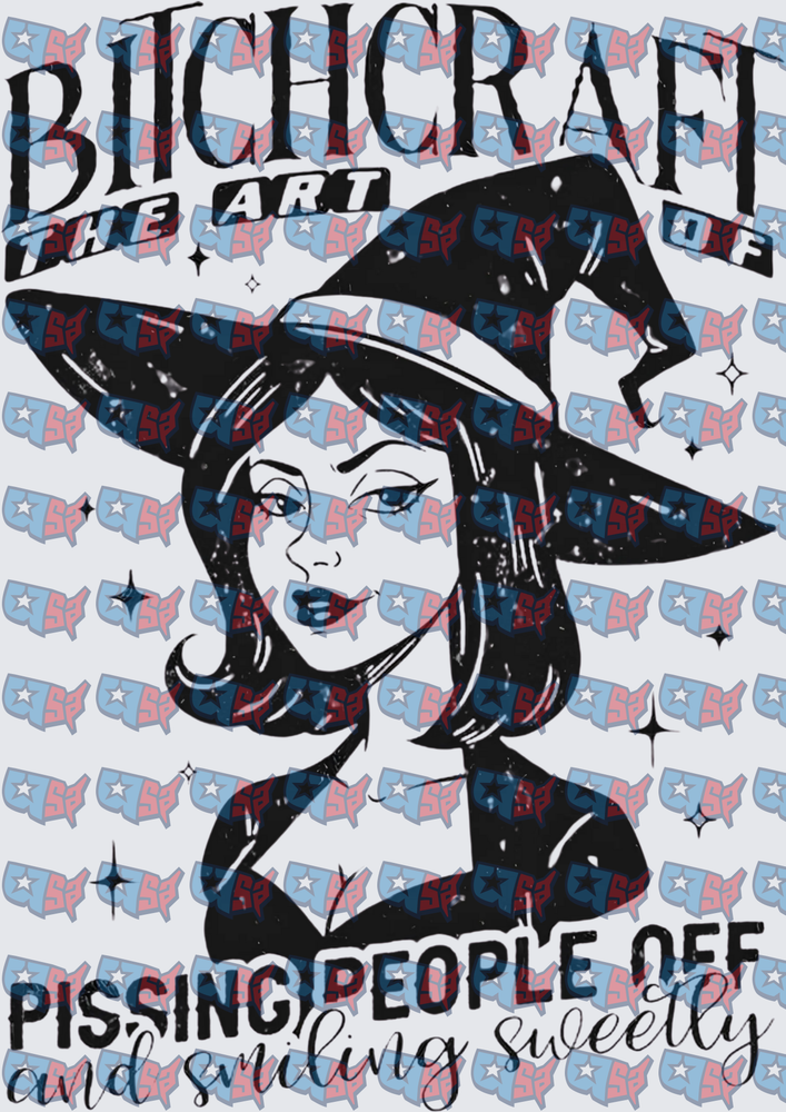 Bitchcraft The Art Of Pissing People Off Witch (DTF)
