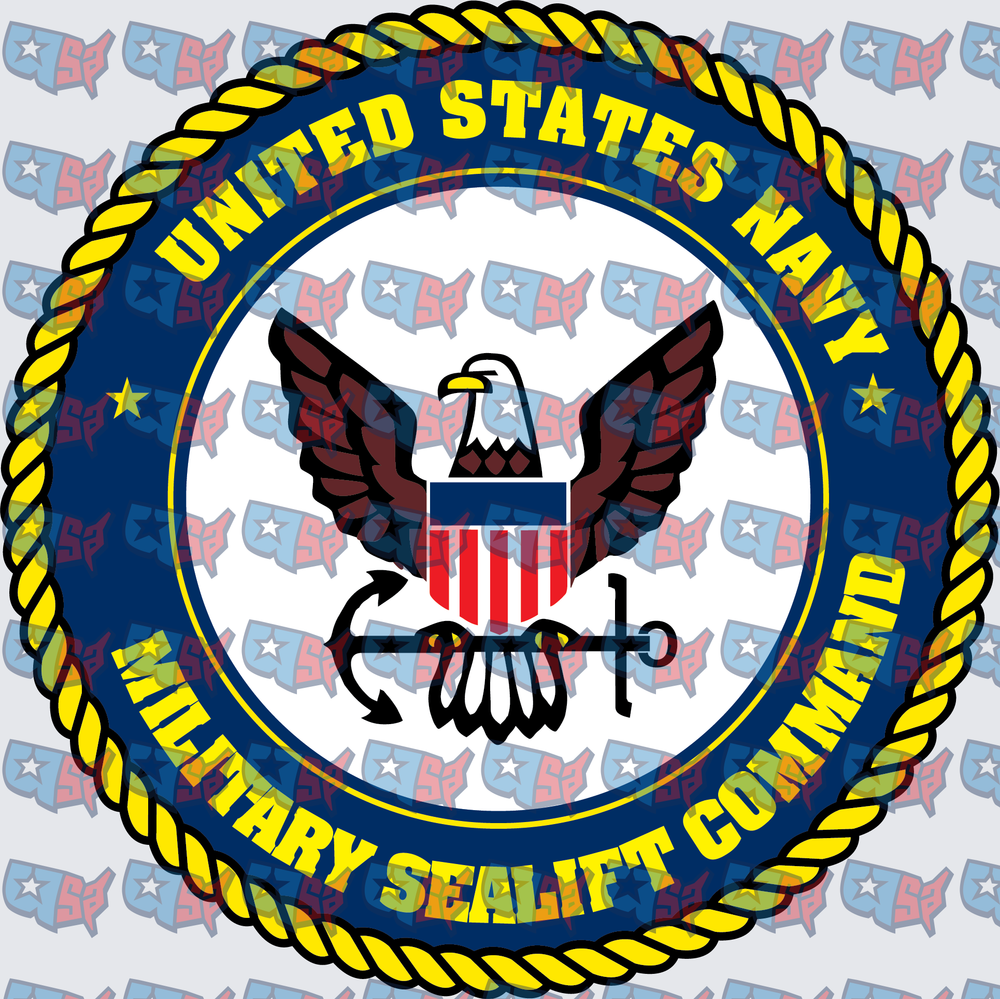 United States Navy Military Sealift Command Seal (DTF)