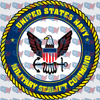 United States Navy Military Sealift Command Seal (DTF)