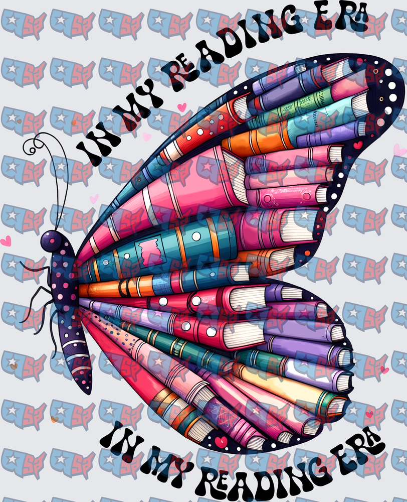In My Reading Era Butterfly Book Wings (DTF)