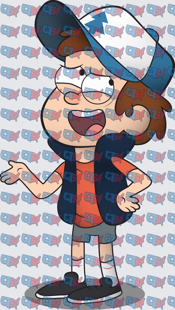Curious Boy In Blue Cap Animated Design (DTF)