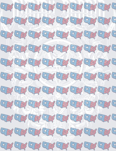 Patriotic USA Map Shape Repeat Pattern (DTF)