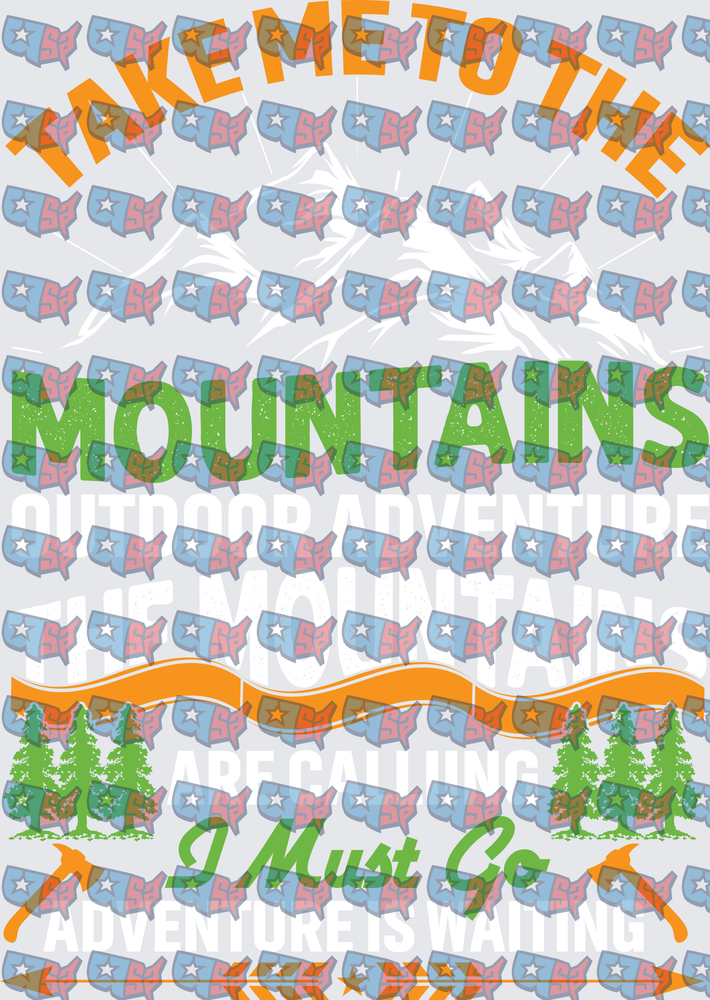 Take Me To The Mountains Outdoor Adventure (DTF)