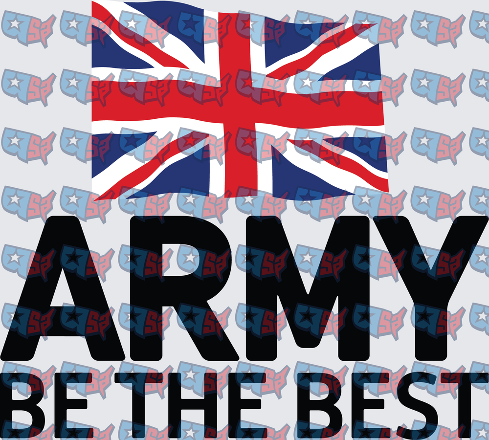 British Army Be The Best Union Jack Flag (DTF)