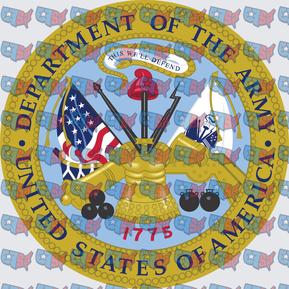 US Army Department Official Seal 1775 (DTF)