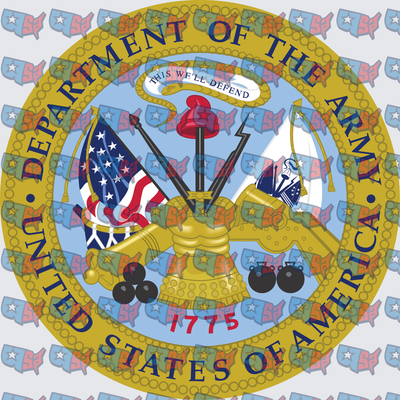 US Army Department Official Seal 1775 (DTF)
