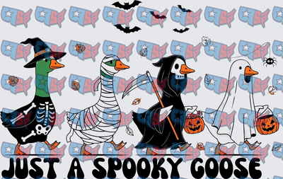Just A Spooky Goose Halloween Costume Ducks (DTF)