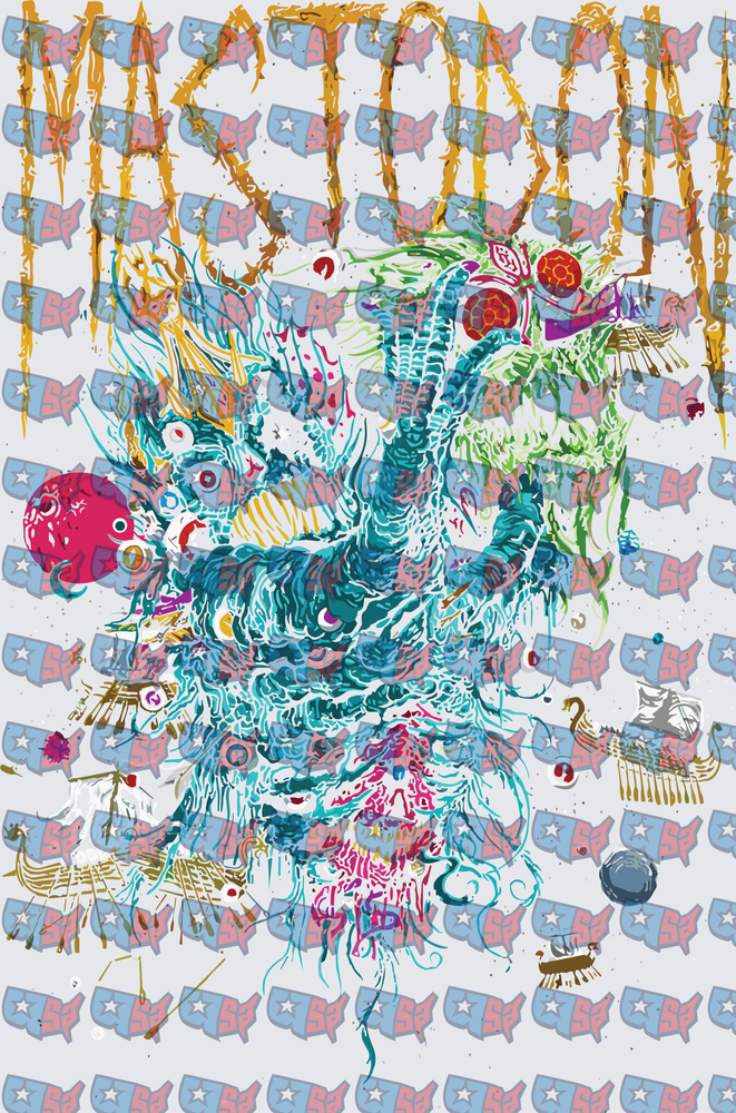 Chaotic Psychedelic Monster Creature Explosion Art (DTF)