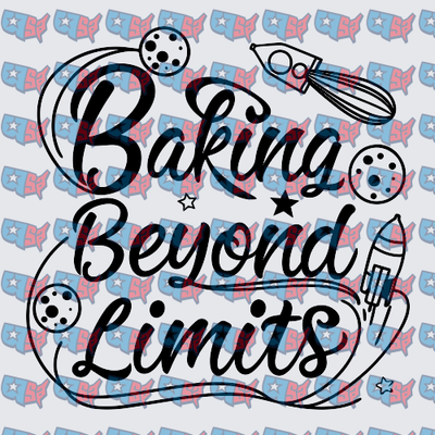 Baking Beyond Limits Space Rocket Whisk Design (DTF)