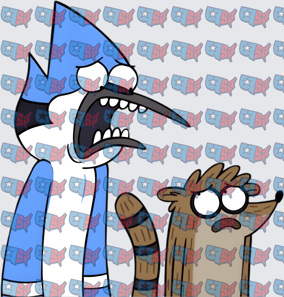 Screaming Blue Jay and Raccoon Duo (DTF)