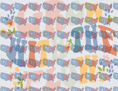 Patriotic USA Map Icons Seamless Pattern (DTF)