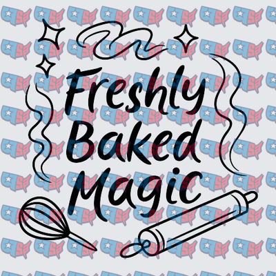 Freshly Baked Magic Whisk Rolling Pin Design (DTF)