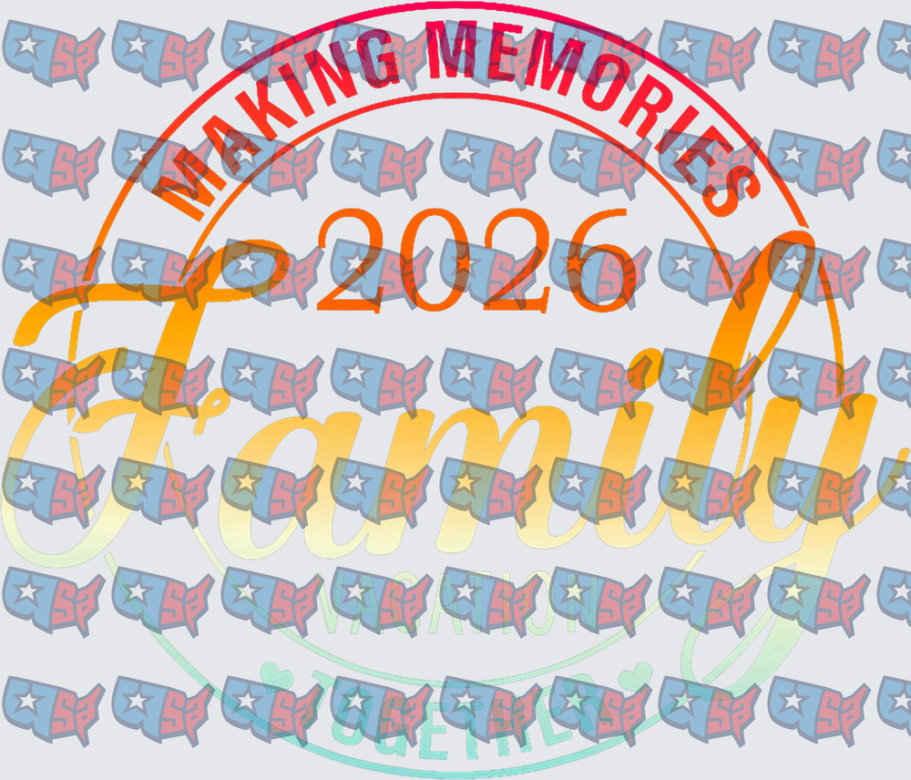 Making Memories 2026 Family Together Circle Design (DTF)