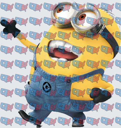 Excited Yellow Minion One Eye Dancing (DTF)