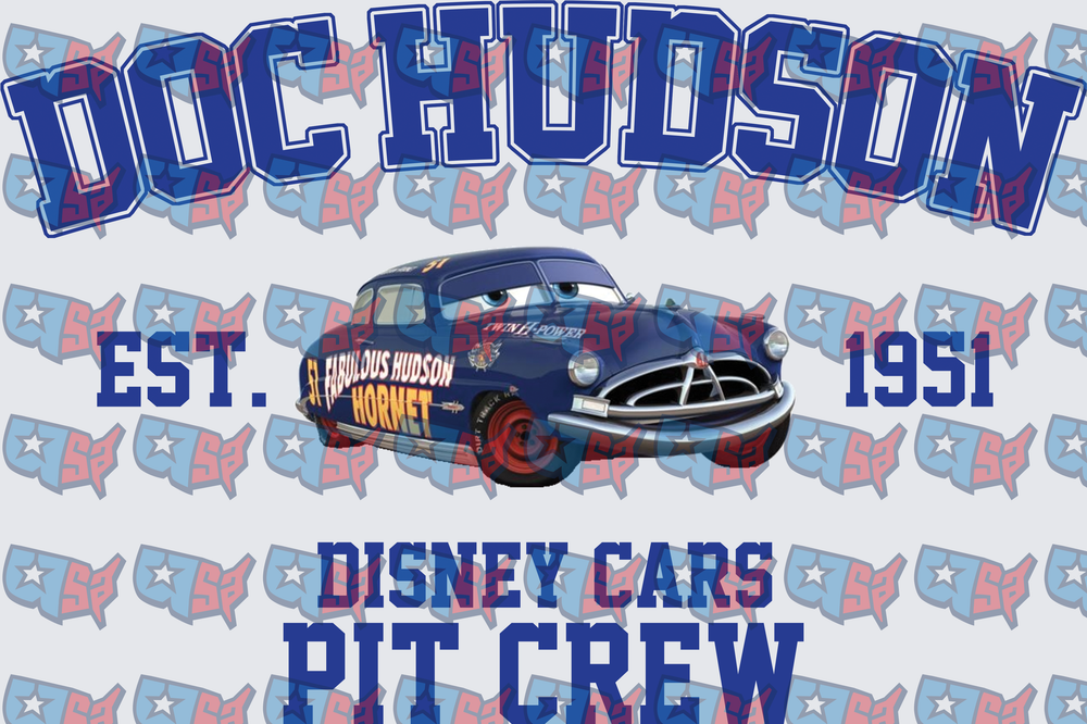 Doc Hudson Fabulous Hornet Est 1951 Pit Crew (DTF)