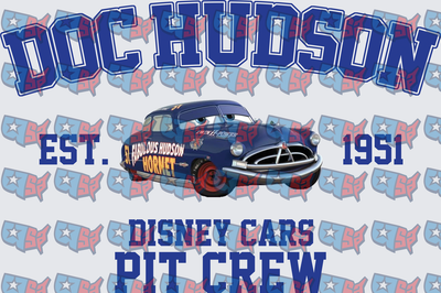 Doc Hudson Fabulous Hornet Est 1951 Pit Crew (DTF)