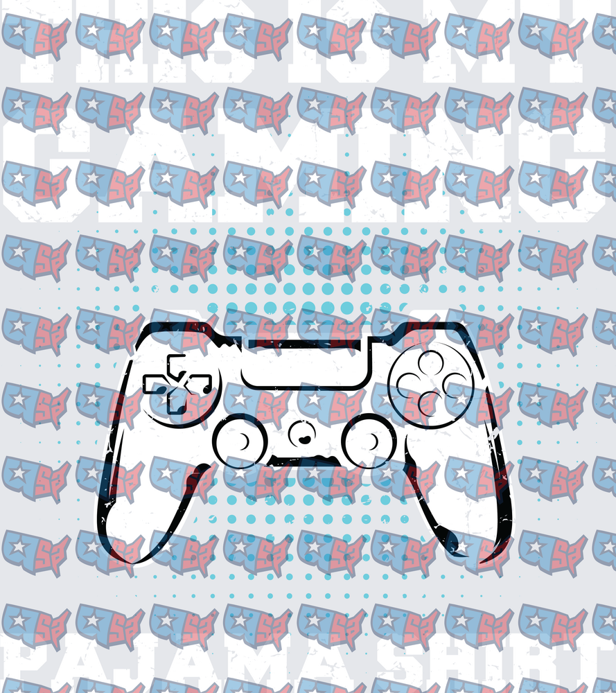 This Is Me Gaming Grunge Game Controller (DTF)