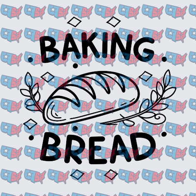 Baking Bread Loaf Botanical Line Art (DTF)