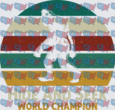 Bigfoot Hide And Seek World Champion Retro Sunset (DTF)