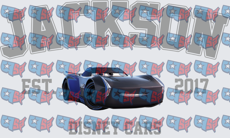 Jackson Storm Cars 3 Racing Car EST 2017 (DTF)