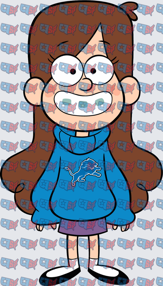 Mabel Pines Detroit Lions Fan Hoodie (DTF)