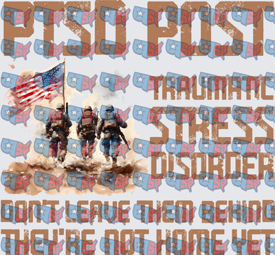 PTSD Don't Leave Them Behind Veterans Awareness Design (DTF)