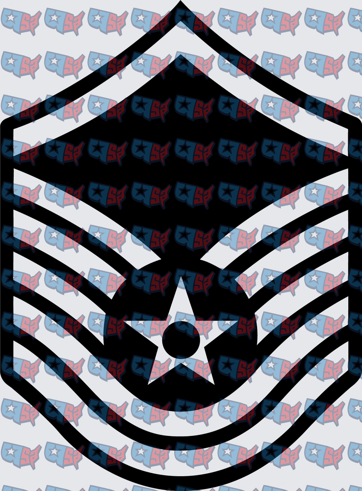 Air Force Master Sergeant Rank Insignia (DTF)