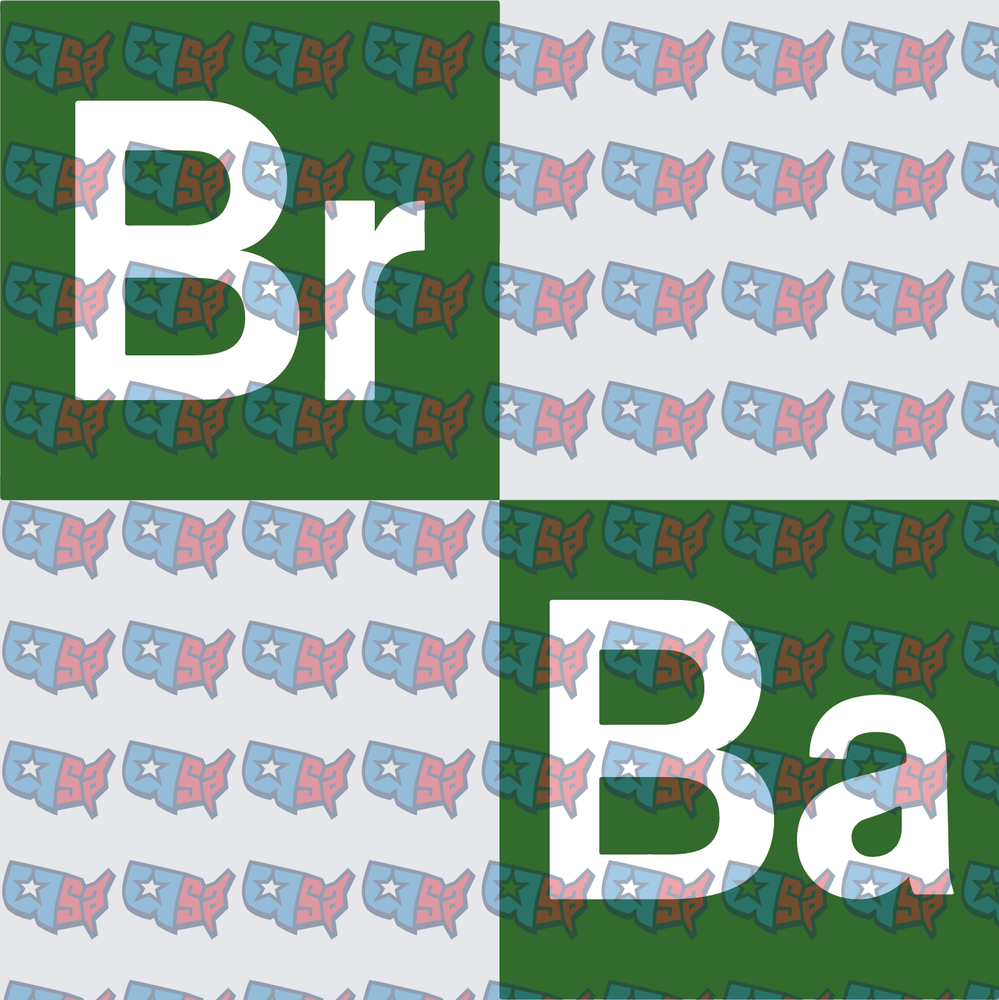 Breaking Bad Periodic Table Elements Br Ba (DTF)