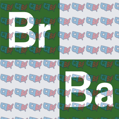 Breaking Bad Periodic Table Elements Br Ba (DTF)