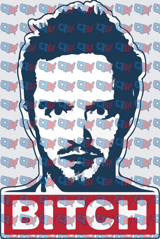 Jesse Pinkman Hope Poster Style Bitch (DTF)
