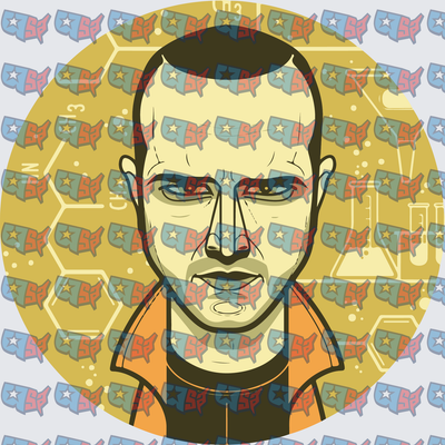 Jesse Pinkman Breaking Bad Chemistry Portrait (DTF)