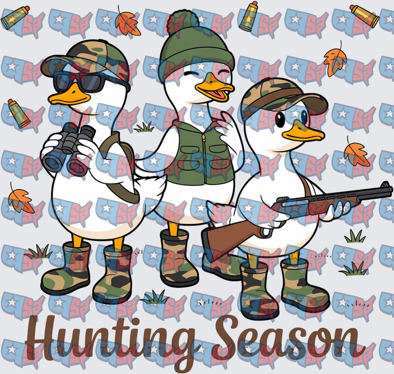 Three Ducks In Camo Hunting Season (DTF)
