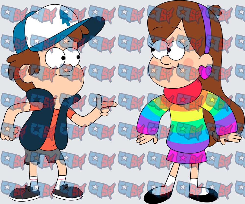 Dipper and Mabel Pines Gravity Falls Twin Duo (DTF)