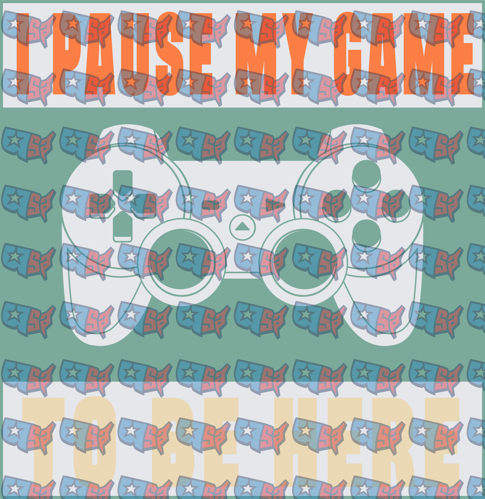 I Pause My Game To Be Here Gamer Controller (DTF)
