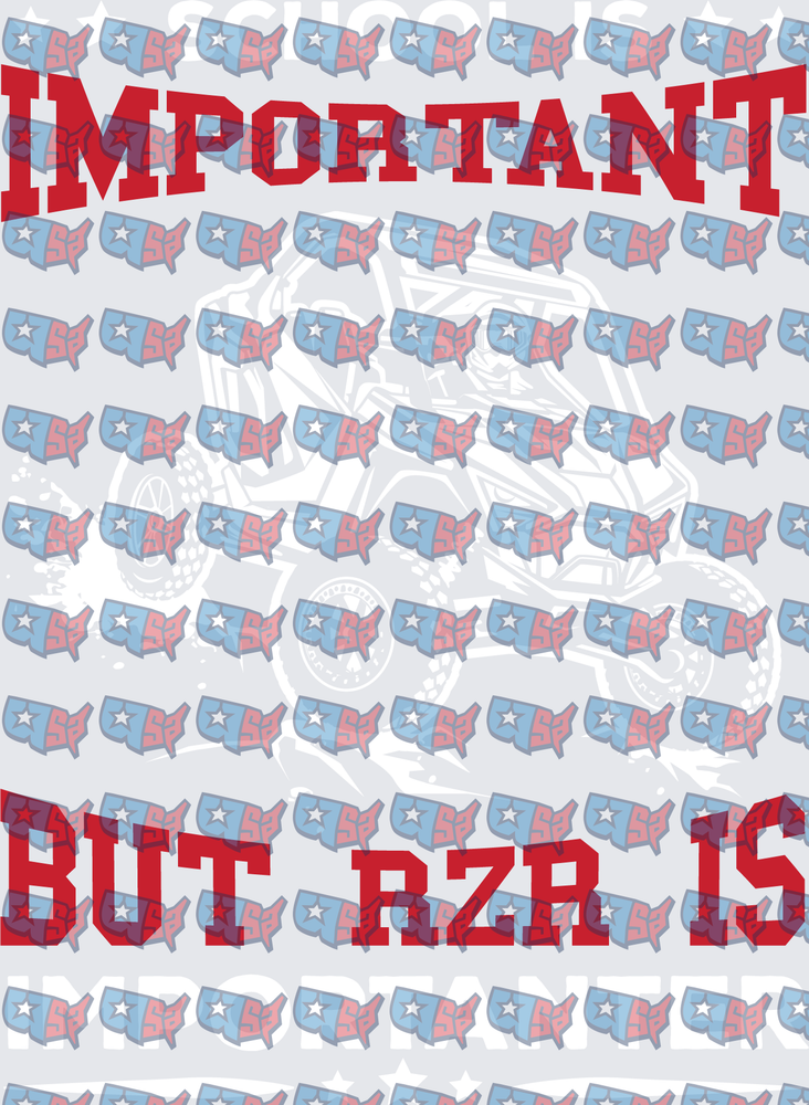 School Is Important But RZR Is More Important UTV (DTF)