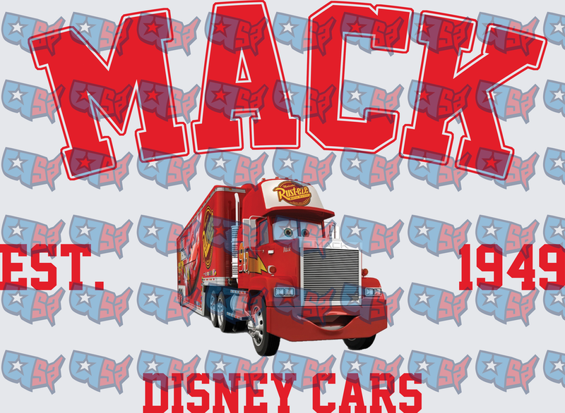 Mack the Truck EST 1949 Animated Cars Design (DTF)