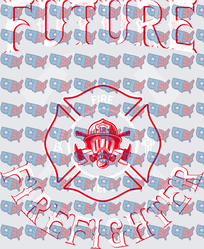 Future Firefighter Maltese Cross Badge Design (DTF)