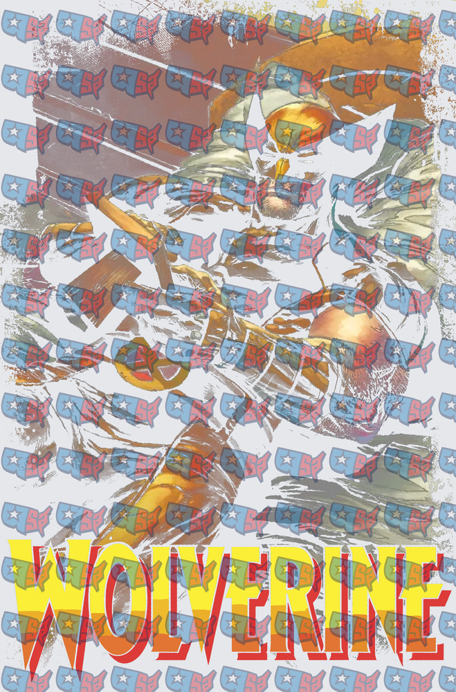 Wolverine Marvel Comics Character Action Art (DTF)