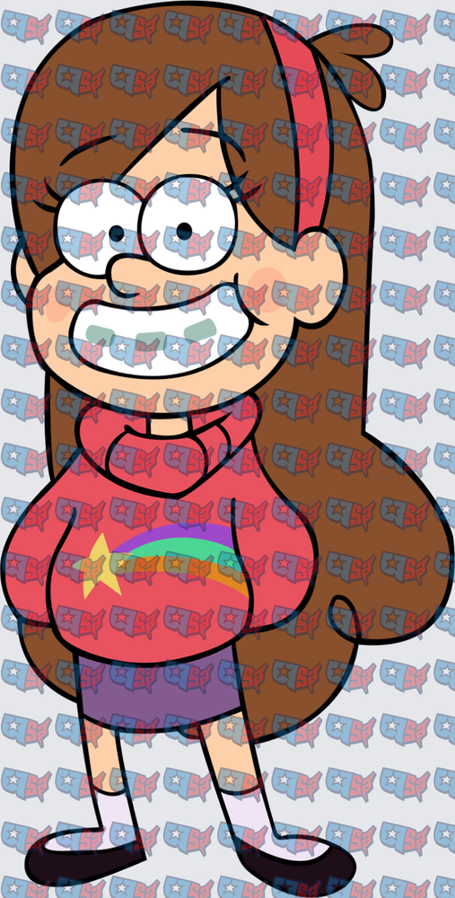 Mabel Pines Gravity Falls Smiling Character Art (DTF)