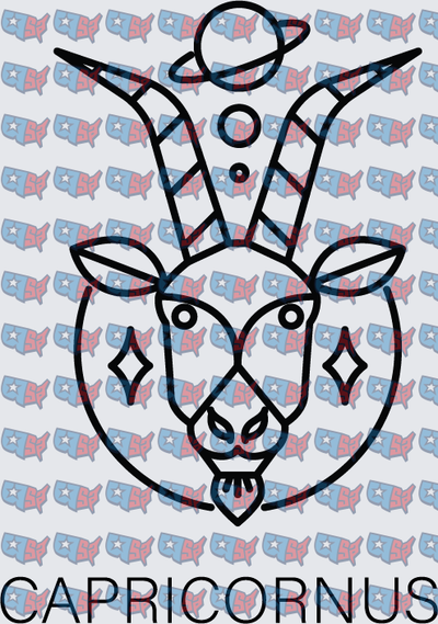 Capricornus Zodiac Sea Goat Astrology Sign (DTF)