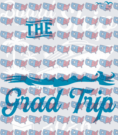 The Grad Trip Cruise Ship Tropical Design (DTF)
